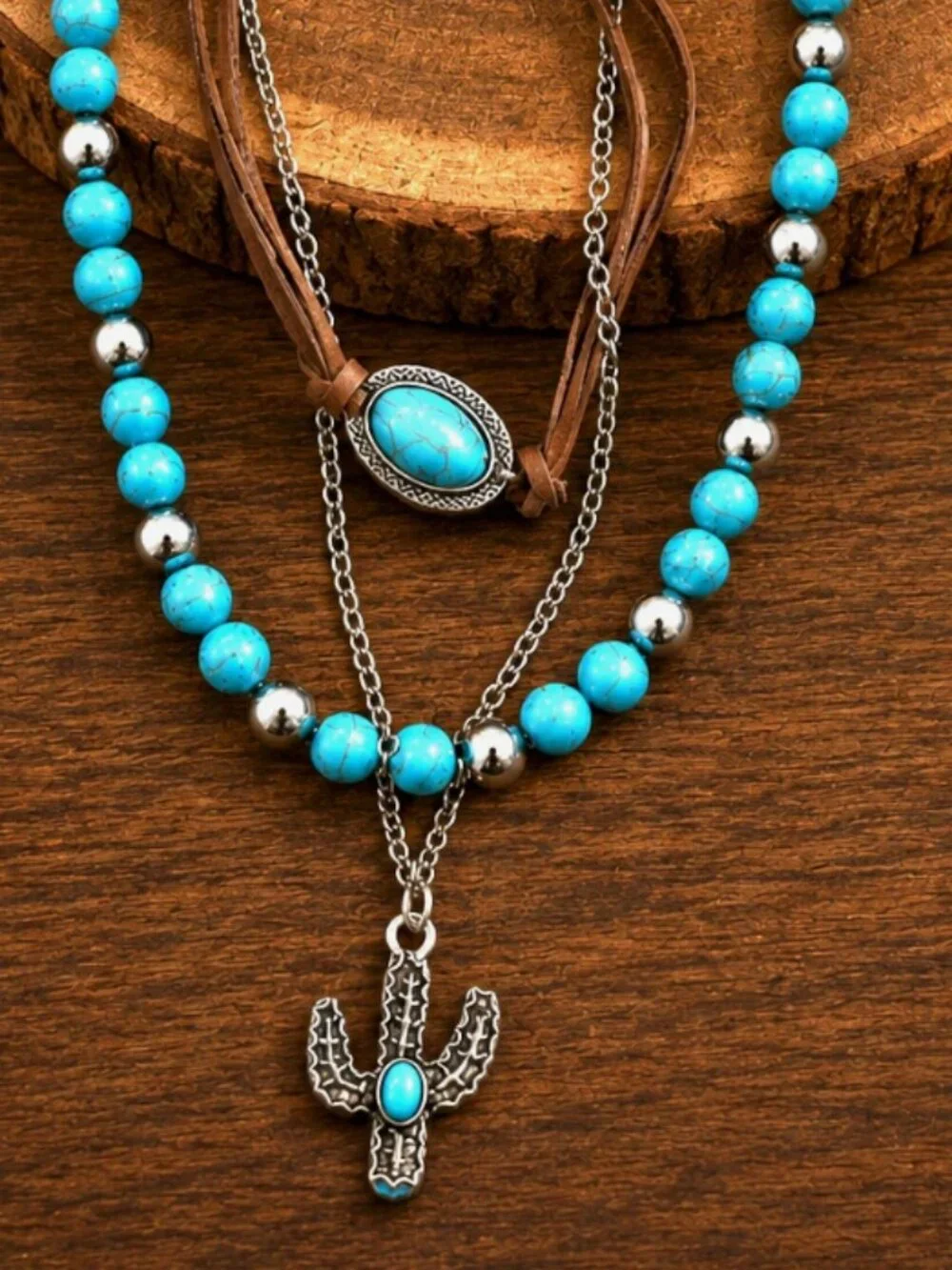 50pc Turquoise & Silver Tone Western style Jewelry Mixed Lot Earrings Rings Boho